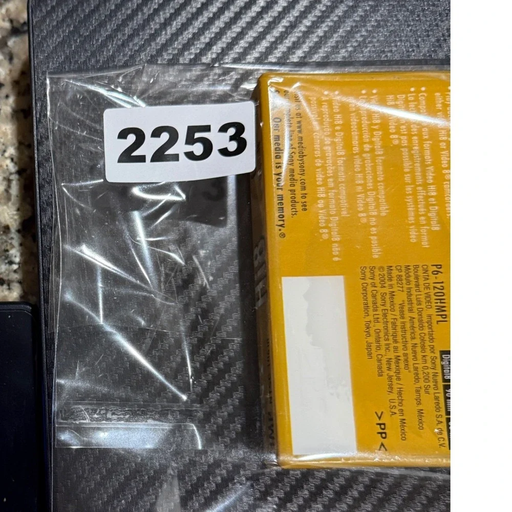 Sony Hi8 Digital8 Video Cassette Tape 120min HMP Metal Particle P6-120HMPL New